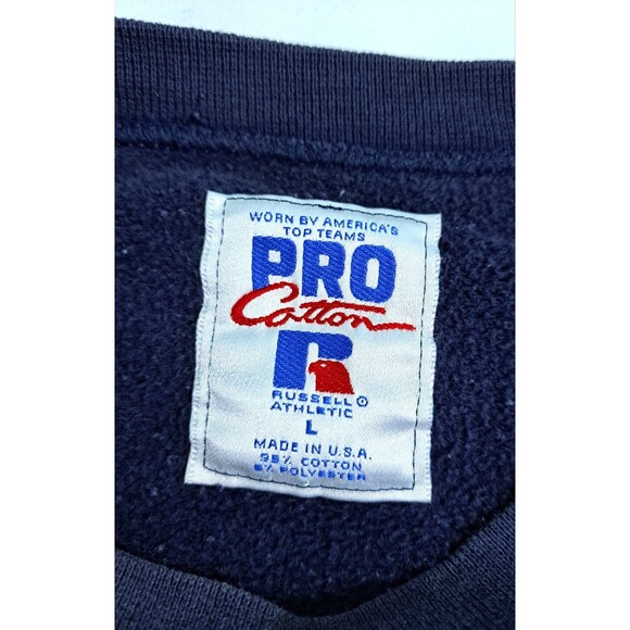Fleet Feet Running Club Vintage Russell Sweatshirt Sweater Blue Large Carson - Picture 3 of 11